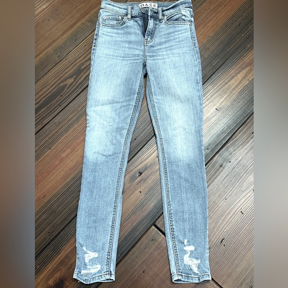 DAZE Denim Straight Up High Rise